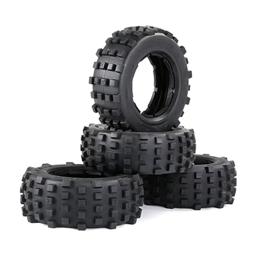 QOAKSDY RC Auto Reifen Für HPI Für ROFUN Für ROVAN Für KM Für Baja 5T 5SC 5FT Für LOSI Für DBXL 1/5 Rc Auto-LKW-Teile Knorrige Vorder- Oder Hinterreifenhaut von QOAKSDY