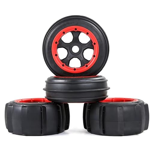 QOAKSDY RC Auto Reifen Für HPI Für ROVAN Für ROFUN Für KM Für Baja 5B 1/5 Rc Autoteile 4 Stück Vorne Hinten Sandpaddel Für Desert Wheels Reifen von QOAKSDY