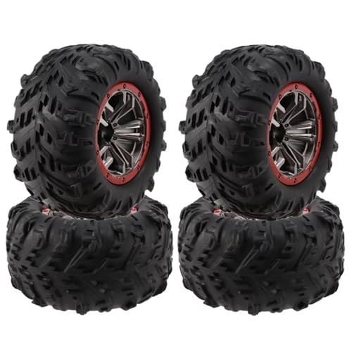 QOAKSDY RC Auto Reifen Für LAEGENDARY Für Legend 1/10 RC-Cars, Upgrade-Teil, Ersatz, 105 Mm Kunststoff + Gummireifen, Großes Rad-Zubehör QOAKSDY RC Auto Reifen Für LAEGENDARY Für Legend 1/10 RC-Cars, Upgrade-Teil, Ersatz, 105 Mm Kunststoff + Gummireifen, Großes Rad-Zubehör von QOAKSDY