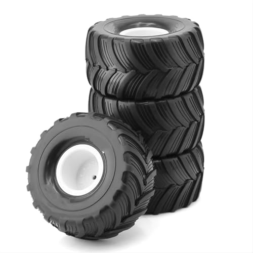 QOAKSDY RC Auto Reifen Für Losi Für Mini Für LMT 1/10 1/18 RC Auto-Upgrade-Teile 4 Stück 100 Mm Für Monster Truck Für Buggy-Reifen Rad 12 Sechskant QOAKSDY RC Auto Reifen Für Losi Für Mini Für LMT 1/10 1/18 RC Auto-Upgrade-Teile 4 Stück 100 Mm Für Monster Truck Für Buggy-Reifen Rad 12 Sechskant von QOAKSDY