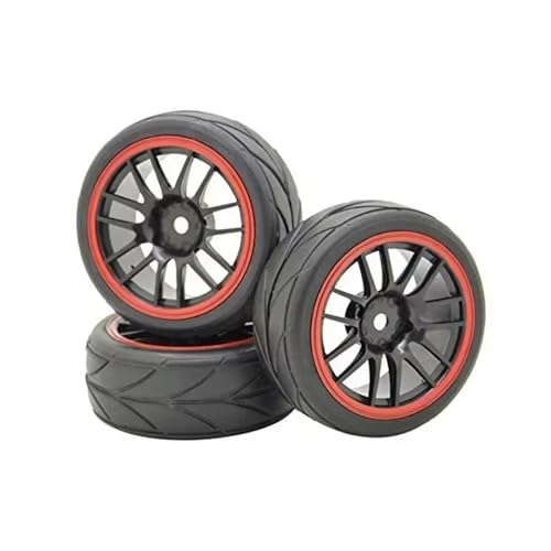 QOAKSDY RC Auto Reifen Für On-Road Für Touring 1/10 RC Drift Car Cars Upgrade Teil Zubehör 4 Stück Felgen Und Gummireifen 12 Mm Nabe QOAKSDY RC Auto Reifen Für On-Road Für Touring 1/10 RC Drift Car Cars Upgrade Teil Zubehör 4 Stück Felgen Und Gummireifen 12 Mm Nabe von QOAKSDY