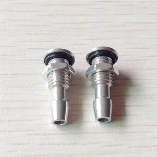 QOAKSDY RC-Cars-Upgrade Teile 2 Stücke Wasser Motor Kühlung Outlet Düse 20mm/25mm Joint Sprayer Auto Wischer Jet Aluminium Legierung Für RC Modell Boot(M8 Thread) von QOAKSDY