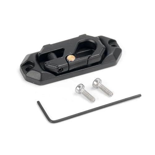 QOAKSDY RC-Cars-Upgrade Teile Für 1/10 RC Crawler Buggy Autoteile Metallwinde Magnetdrahtführung Führungsschnalle Rettungsanhänger Ersatzteile(Black) von QOAKSDY