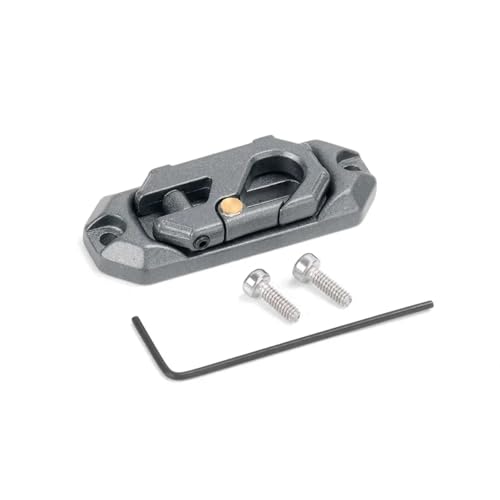 QOAKSDY RC-Cars-Upgrade Teile Für 1/10 RC Crawler Buggy Autoteile Metallwinde Magnetdrahtführung Führungsschnalle Rettungsanhänger Ersatzteile(Gray) von QOAKSDY