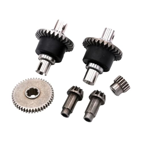 QOAKSDY RC-Cars-Upgrade Teile Für 16101 16102 16201 16103 1/6 RC Metall Differential Upgrade Ritzel, Wichtigsten Getriebe, Motor, Und Schraube Set Teil Zubehör von QOAKSDY