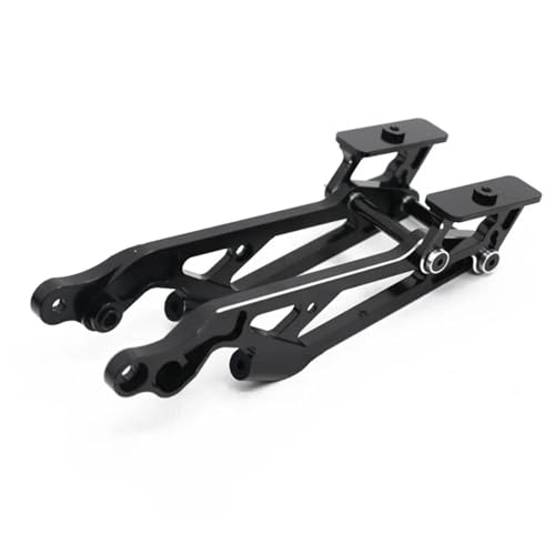 QOAKSDY RC-Cars-Upgrade Teile Für Arrma 1/8 6S Für KRATON Für Typhon Für Talion Für SENTON Für Outcast Für Notorious RC Auto Upgrade Teile Metall Heckflügel Halterung Set(Black-a) von QOAKSDY
