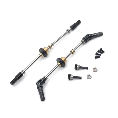 QOAKSDY RC-Cars-Upgrade Teile Für MN 1/12 D90 D91 D96 99S Metall RC Upgrade Teile Vorder- Und Hinterachse Differential Fernbedienung Fahrzeug Modifizierte(Front and Rear) von QOAKSDY