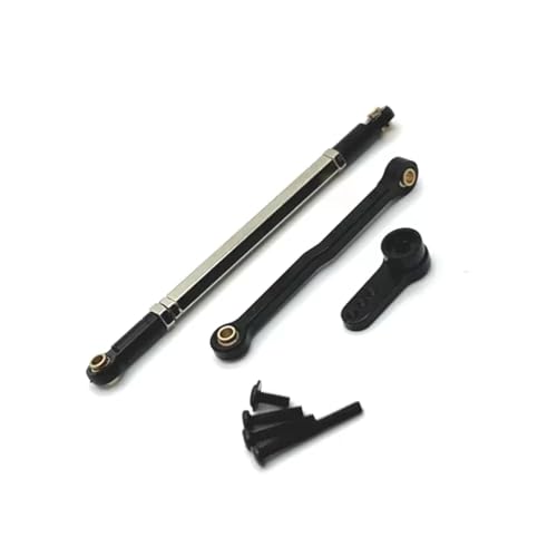 QOAKSDY RC-Cars-Upgrade Teile Für MN Modell 1/12 MN168 New99S MN82 MN78 D90 D91 D96 MN99S RC Auto Teile Metall Upgrade Lenkstange Servo Arm(Black) von QOAKSDY