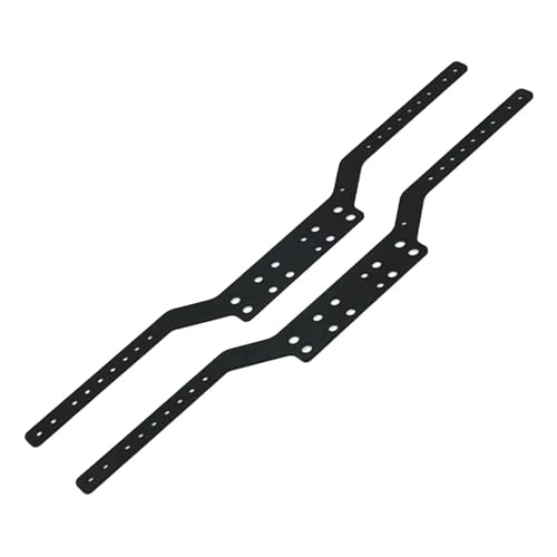 QOAKSDY RC-Cars-Upgrade Teile Für MN168 Für MN78 1:12 RC Crawler Auto Spielzeug Upgrade Teile Chassis Rahmen Schienen Modifikation Zubehör(Black) von QOAKSDY