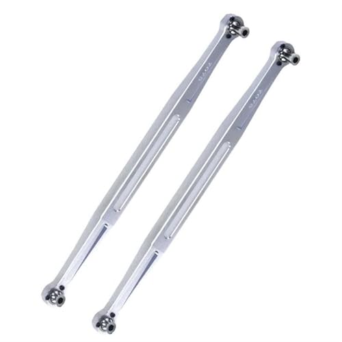 QOAKSDY RC-Cars-Upgrade Teile Für TRXS Für XRT 8S Für X-Maxx Für WideMaxx 1/6 RC Upgrades Teile Accessary Metall Vorne Lenkung Spurstange Ersatz(Silver) von QOAKSDY