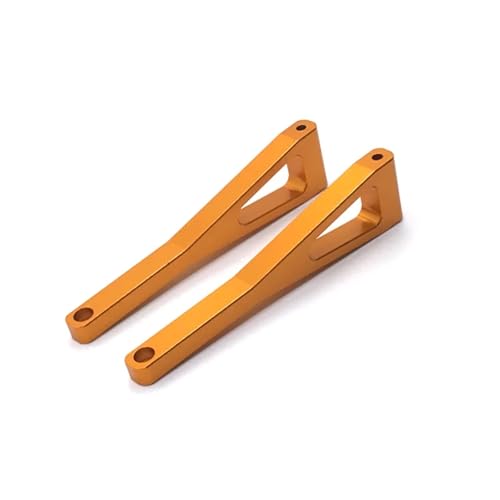 QOAKSDY RC-Cars-Upgrade Teile Für WLtoys 1/10 104009 1/12 12401 12402-A 12403 12404 12409 RC Metall Upgrade Refit Hinten Oberen Schaukel Arm Änderung Zubehör(Yellow) von QOAKSDY