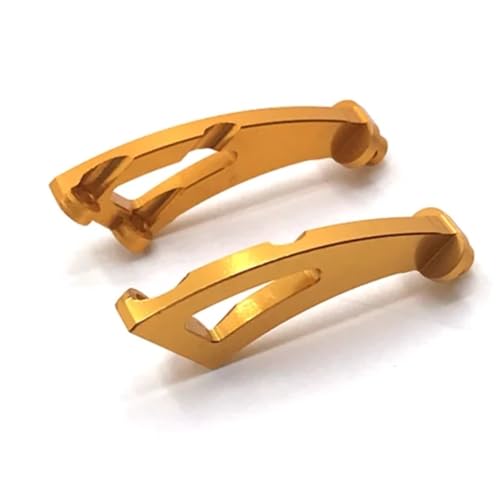 QOAKSDY RC-Cars-Upgrade Teile Für WLtoys 1/18 184011 A949 A959 A969 A979 K929 RC Auto Metall Upgrade Und Modifikation Hinten Flügel Halterung Modifizierte Ersatzteile(Yellow) von QOAKSDY