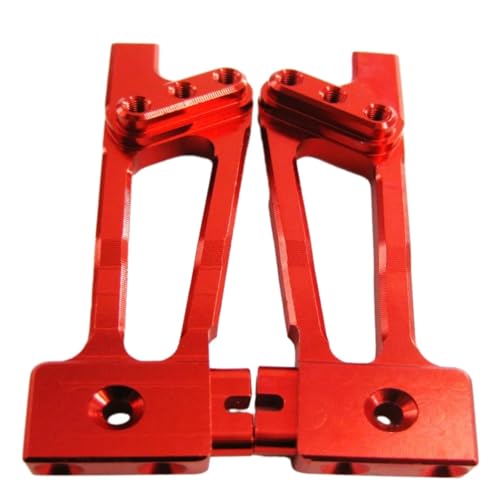 QOAKSDY RC-Cars-Upgrade Teile Für WLtoys K949 10428 1/10 RC Teil Aluminium Legierung Einstellbare Hinten Shock Tower Änderung Zubehör(Red) von QOAKSDY