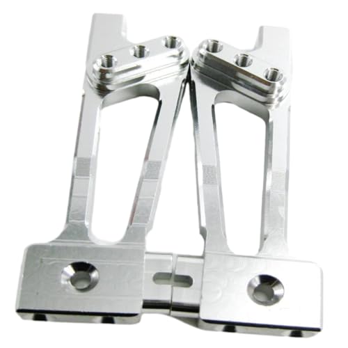 QOAKSDY RC-Cars-Upgrade Teile Für WLtoys K949 10428 1/10 RC Teil Aluminium Legierung Einstellbare Hinten Shock Tower Änderung Zubehör(White) von QOAKSDY