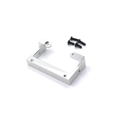 QOAKSDY RC-Cars-Upgrade Teile Für WPL C14 C24 C24-1 C34 B14 B24 B16 B36 Metall Stoßfänger Halterung RC Upgrade Änderung Zubehör(Silver) von QOAKSDY