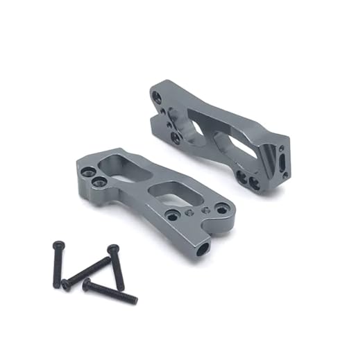 QOAKSDY RC-Cars-Upgrade Teile Für Wltoys 12423 12427 12428 12429 FY01 FY02 FY03 FY07 FY08 RC Links/Rechts Rearsuspension Rahmen Metall Auto Fernbedienung Unterstützung Upgrade Teile Zubehör(Gray) von QOAKSDY