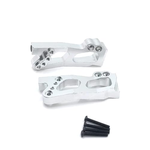 QOAKSDY RC-Cars-Upgrade Teile Für Wltoys 12423 12427 12428 12429 FY01 FY02 FY03 FY07 FY08 RC Links/Rechts Rearsuspension Rahmen Metall Auto Fernbedienung Unterstützung Upgrade Teile Zubehör(White) von QOAKSDY