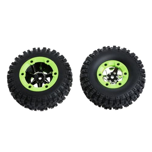 QOAKSDY RC-Cars-Upgrade Teile Für Wltoys 12428 12423 0070 0071 1:12 RC Upgrades Teile Zubehör 2-4 Stücke Links Rechts Gummi Reifen Rad Hub Kit(Left Tires) von QOAKSDY