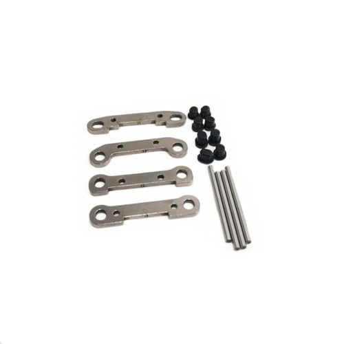 QOAKSDY RC-Cars-Upgrade Teile Für Wltoys 144001 144002 124018 124019 144010 124016 124017 RC Auto Upgrade Teile Vorne Und Hinten Arme Schaukel Fixierung Zubehör Set von QOAKSDY