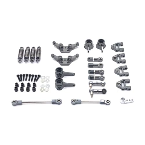 QOAKSDY RC-Cars-Upgrade Teile Für Wltoys 284131 K969 K979 K989 K999 P929 1/28 RC Metall Upgrade Teile Kit Schaukel Arm Lenkung Tasse Stoßdämpfer von QOAKSDY