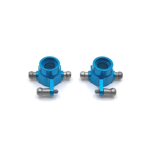 QOAKSDY RC-Cars-Upgrade Teile Für Wltoys 284131 K969 K979 K989 K999 P929 P939 2 Pcs Metall Hinten Lenkung Tasse 1/28 RC Auto Geändert Upgrade Teile(Blue) von QOAKSDY