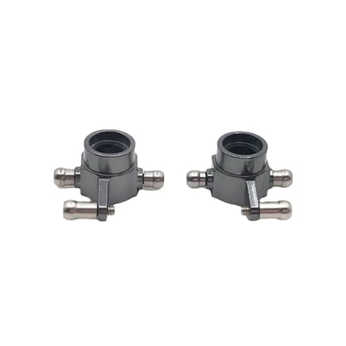 QOAKSDY RC-Cars-Upgrade Teile Für Wltoys 284131 K969 K979 K989 K999 P929 P939 2 Pcs Metall Hinten Lenkung Tasse 1/28 RC Auto Geändert Upgrade Teile(Gray) von QOAKSDY