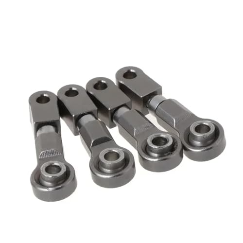 QOAKSDY RC-Cars-Upgrade Teile Für Wltoys P929 P939 K979 K989 K999 K969 4 Stücke Verbesserte Metall Teile Oberen Schaukel Arm 1/28 RC Upgrades Zubehör(Gray) von QOAKSDY