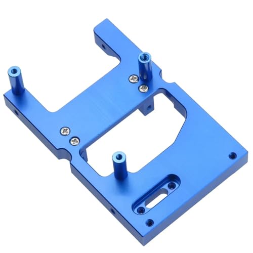 QOAKSDY RC-Cars-Upgrade Teile Für Wpl C24 C14 B16 B36 1/16 RC Auto MN D90 99s Upgrade Metall Lenkung Servo Teil Feste Halterung(Blue) von QOAKSDY