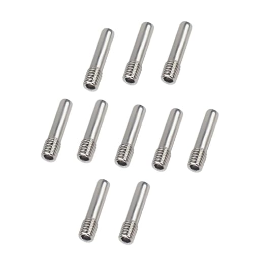 QOAKSDY RC Teile 10 Stücke M3x12mm M4x12mm Schrauben Set Vorne Hinten Stoßstange Pin Schrauben Mittelachse Für Bolzen Für 1/10 RC Crawler Auto Modelle(M3) von QOAKSDY