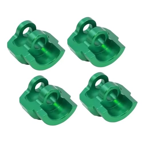 QOAKSDY RC Teile Für ARRMA 1/7 1/8 rc Cars Upgrade-Teile Zubehör 4-teiliger Stoßdämpfer-Absorberschutz Aus Aluminiumlegierung(Green) von QOAKSDY