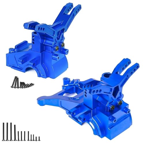 QOAKSDY RC Teile Für Arrma 1/10 3s Für Granite Für Senton 1/8 Für Typhon Upgrade Teile Zubehör Metall Vorne Und Hinten Getriebe Gehäuse Getriebe Für Getriebe(Blue) von QOAKSDY