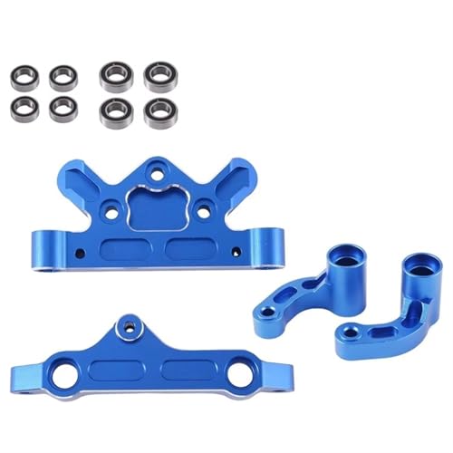 QOAKSDY RC Teile Für Arrma Für KRATON 8S Für BLX Für Outcast 8S Für BLX Für KRATON Für EXB Für Roller 1/5 RC Autoteile Metall Lenkbaugruppe(Blue) von QOAKSDY