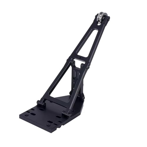 QOAKSDY RC Teile Für Axial Für Capra 1.9UTB Für Trail Für Buggy 1/10 RC Crawler Upgrade Teile Winde LKW/Abschleppwagen Kran Arm Kit Simulation(Black) von QOAKSDY