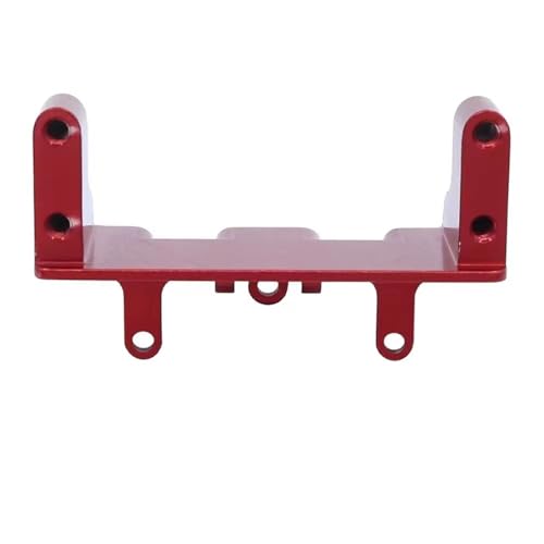 QOAKSDY RC Teile Für Axial Für Capra UTB18 1/18 RC Für Rennwagen-Upgrades Metall-Servohalterung Vorne Servohalterung Hintere Verbindungsstange Für Sitz(Red,Front) von QOAKSDY