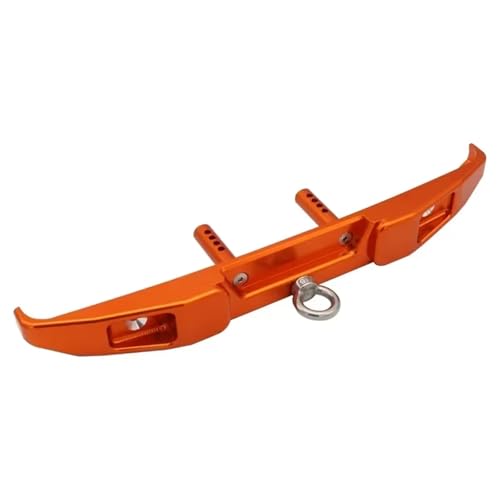 QOAKSDY RC Teile Für Axial Für SCX6 1:6 RC Auto Metall Heckstoßstange Anhänger Abschlepphaken Off-Road Crawler ACCS Ersatz-Upgrade(Orange) von QOAKSDY