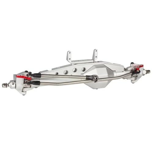 QOAKSDY RC Teile Für Axial Für Spawn RR10 Für Bomber 90018 SMT10 Für Capra Für Buggy Roll Cage Für Chassis Vorne Hinterachse Set 1/10 RC Crawler(Silver,Front) von QOAKSDY