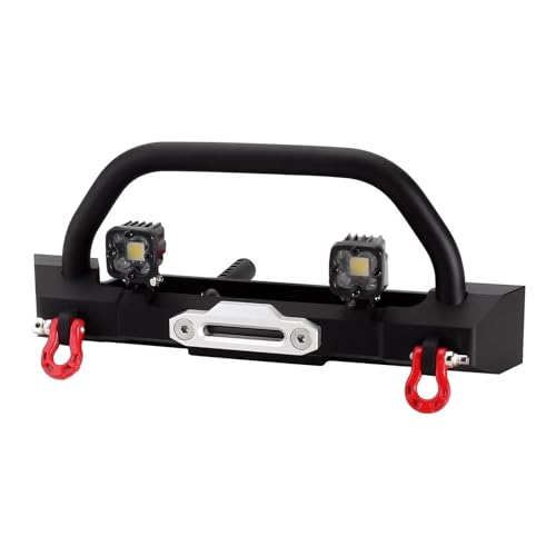QOAKSDY RC Teile Für Axial SCX10 90046 AXI03003 AXI03007 TRX4 1/10 RC Crawler Upgrade CNC Metall Frontstoßstange Mit Scheinwerfern QOAKSDY RC Teile Für Axial SCX10 90046 AXI03003 AXI03007 TRX4 1/10 RC Crawler Upgrade CNC Metall Frontstoßstange Mit Scheinwerfern von QOAKSDY