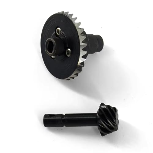 QOAKSDY RC Teile Für Axial Scx10 90046 90047 90059 90060 RC-Autozubehör, Upgrade-Teile, 8T 24T Stahl-Stirnradkegel-Achsgetriebesatz von QOAKSDY
