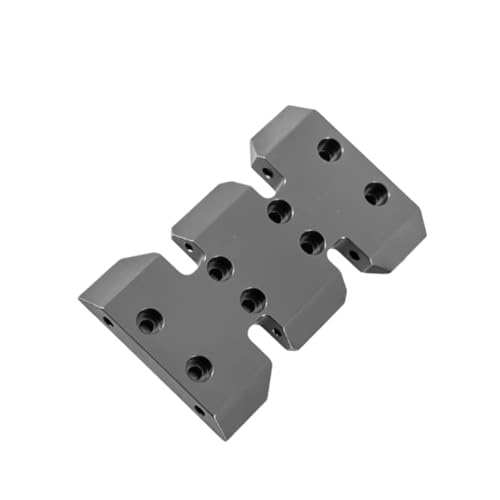 QOAKSDY RC Teile Für Axial Scx10 Upgrades Teile Aluminiumlegierung Unterer Schwerpunkt Übersetzung Unterfahrschutz RC Autozubehör(Gray) von QOAKSDY
