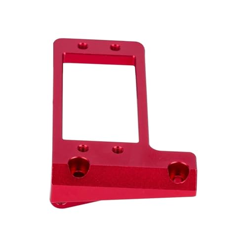 QOAKSDY RC Teile Für Capra F9 Offset-Achse Für Chassis-Upgrade-Teile. 1 Stück Aluminiumlegierung BTA-Servohalterung Mit Niedrigem Schwerpunkt, 1/10 RC-Auto(Red) von QOAKSDY