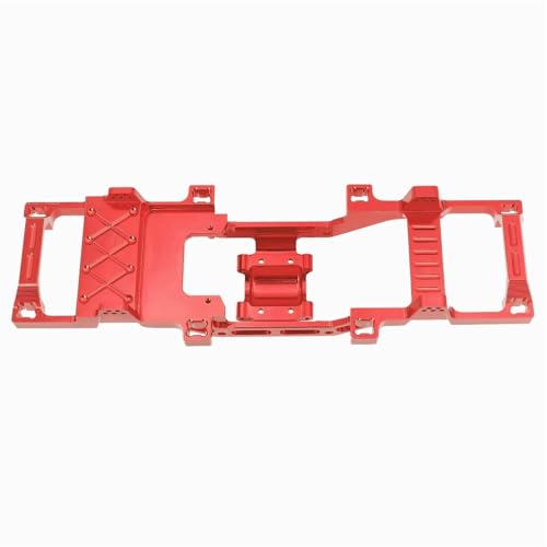 QOAKSDY RC Teile Für FMS Für FCX24 Für Xiaoqi 1/24 RC Auto Teile Zubehör Metall Upgrade Umrüstung CNC Prozess Für Chassis Rahmen(Red) von QOAKSDY