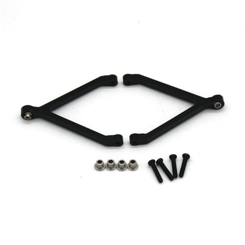 QOAKSDY RC Teile Für FMS Für Fcx24 Für Xiaoqi 1/24 Fernbedienung Auto Metall Upgrade Zubehör Oberen Zugstange Oberen Für Schaukel Arm(Black) von QOAKSDY