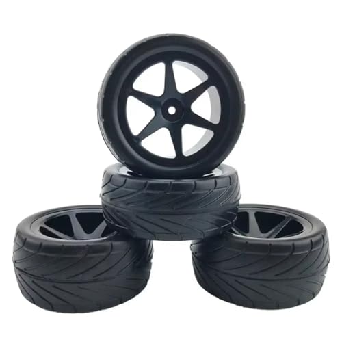 QOAKSDY RC Teile Für HPI WR8 Für LC Running Broker Road Tire 1/10 Off-Road Fahrzeug Reifen Ersatz Ersatzteile(Black) von QOAKSDY