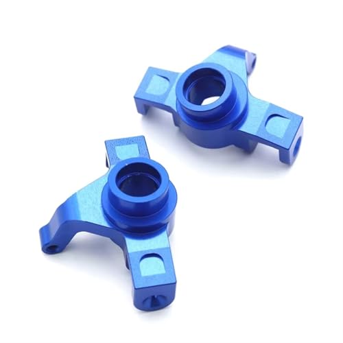 QOAKSDY RC Teile Für Haiboxing Für HBX 16889 16889A 16890 SG1601 SG1602 1/16 RC Auto Upgrade-Teile 2 Stück Metall-Frontlenkbecher(Blue) von QOAKSDY