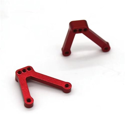 QOAKSDY RC Teile Für Kyosho Für MINI-Z 4X4 Für Jimny Für Hynix Für Kleine Für Klettern Ferngesteuertes Auto-Hinterradstoßdämpfer-Halterungszubehör(Red) von QOAKSDY