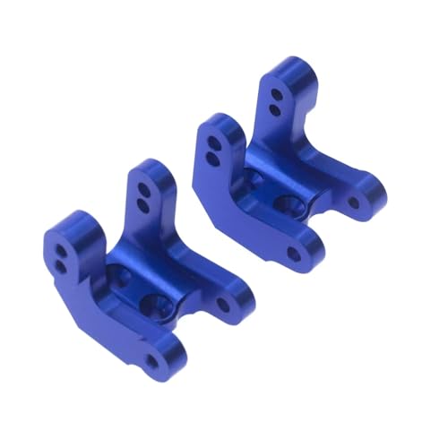 QOAKSDY RC Teile Für LOSI Für LMT 4WD Für Monster 1/8 RC Truck Upgrade-Teile Zubehör Aluminium Untere Stoßdämpferhalterung Befestigungsbasis(Blue) von QOAKSDY