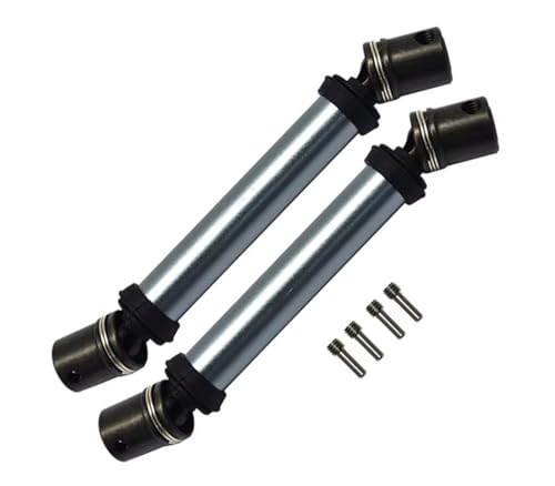 QOAKSDY RC Teile Für LOSI Für LMT 4WD Für Monster Truck Vollachse 1/8 Rc Auto Metall Center Slider CVD Antriebswelle Getriebewelle(Gray) von QOAKSDY