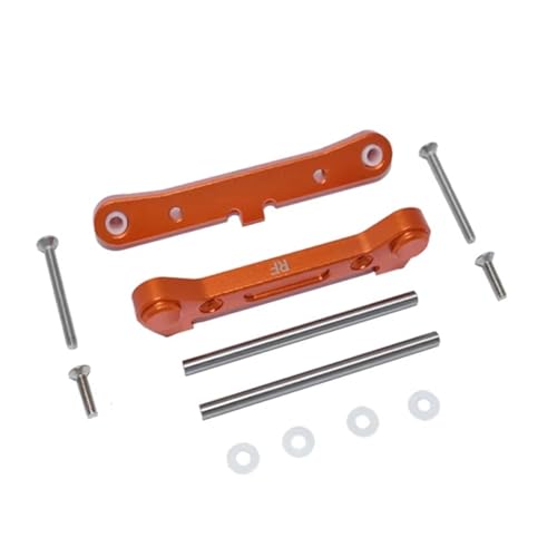 QOAKSDY RC Teile Für LOSI Für Lasernut U4 Für Tenacity DB Pro 1/10 RC Auto Metall Hinterradaufhängung Armhalterung Fester Block Upgrade-Teile(Orange) von QOAKSDY