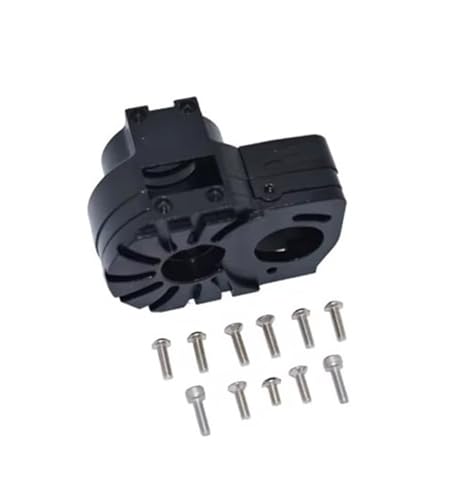 QOAKSDY RC Teile Für LOSI Für Lasernut U4 Für Tenacity DB Pro 1/10 RC Auto Metall Zentraldifferentialgehäuse Getriebegehäuse Upgrade-Teile(Black) von QOAKSDY
