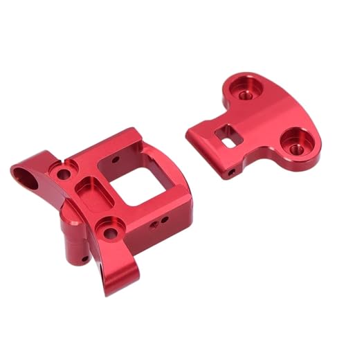 QOAKSDY RC Teile Für LOSI Für Promoto Für MX 1:4 Motorrad LOS06000 LOS06002 CNC Aluminium 7075 Heckfender-Montagesatz, Modifiziertes Upgrade-Teil(Red) von QOAKSDY
